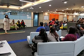 Health talk at corporate office