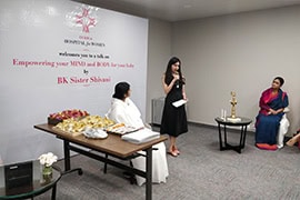 Health talk by Sister Shivani