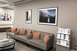 Patient waiting area