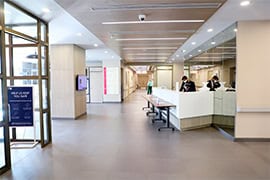 Reception lobby