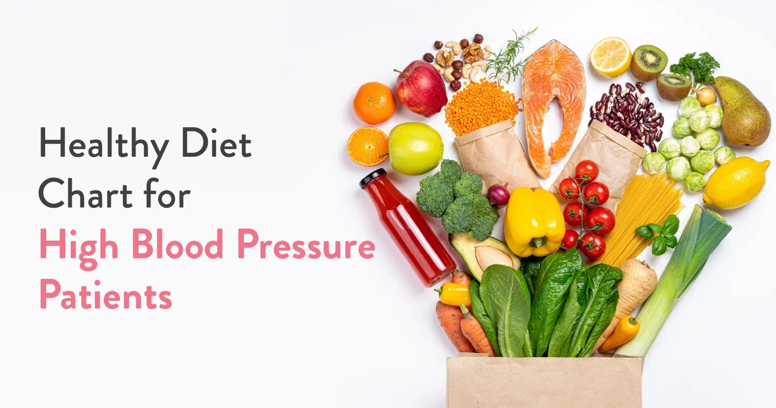 Healthy Diet Chart for High Blood Pressure Patients