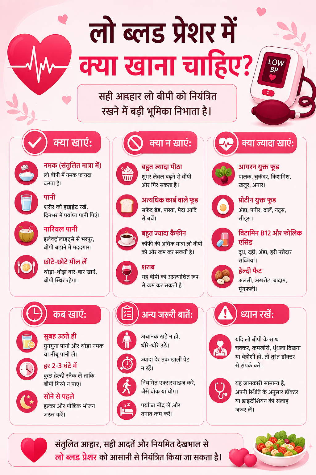 what to eat in low blood pressure