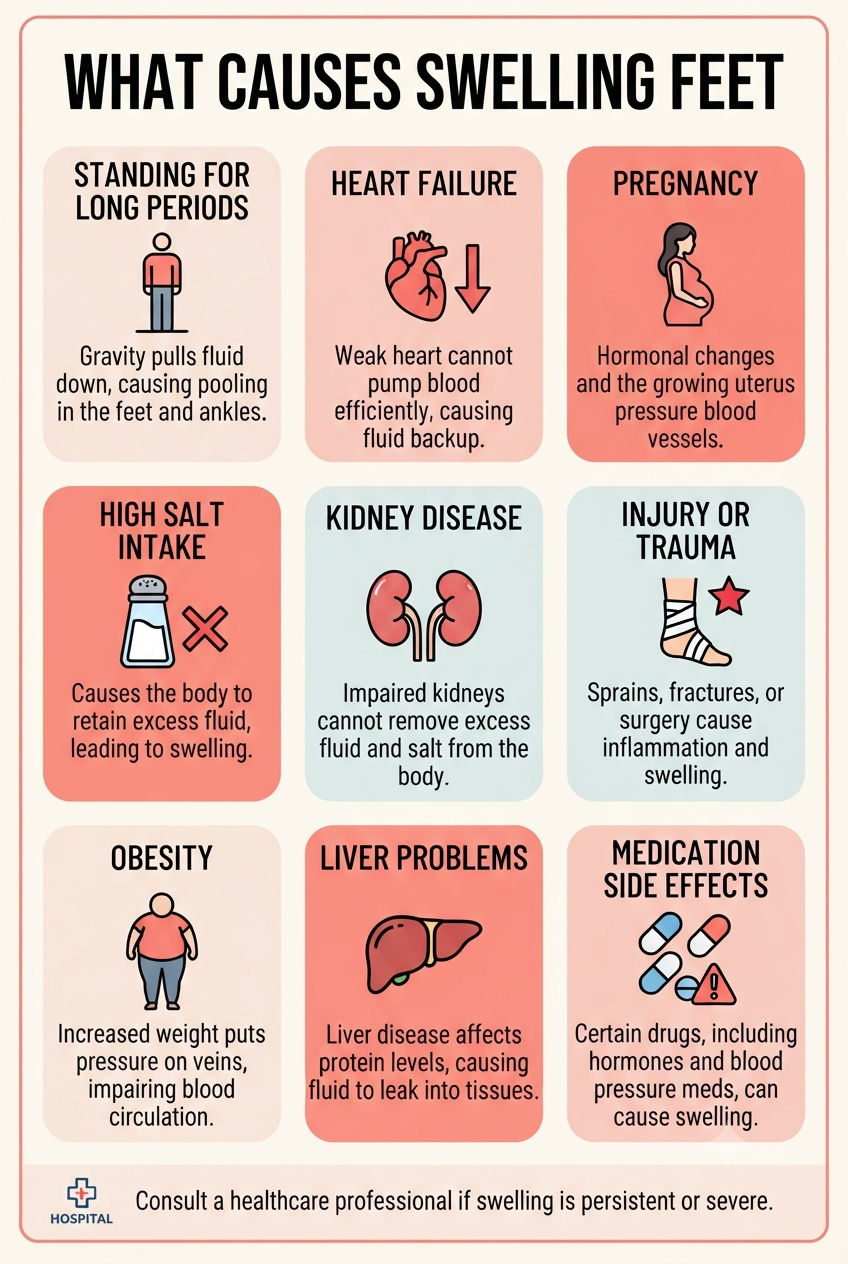 Causes of Swelling in Feet
