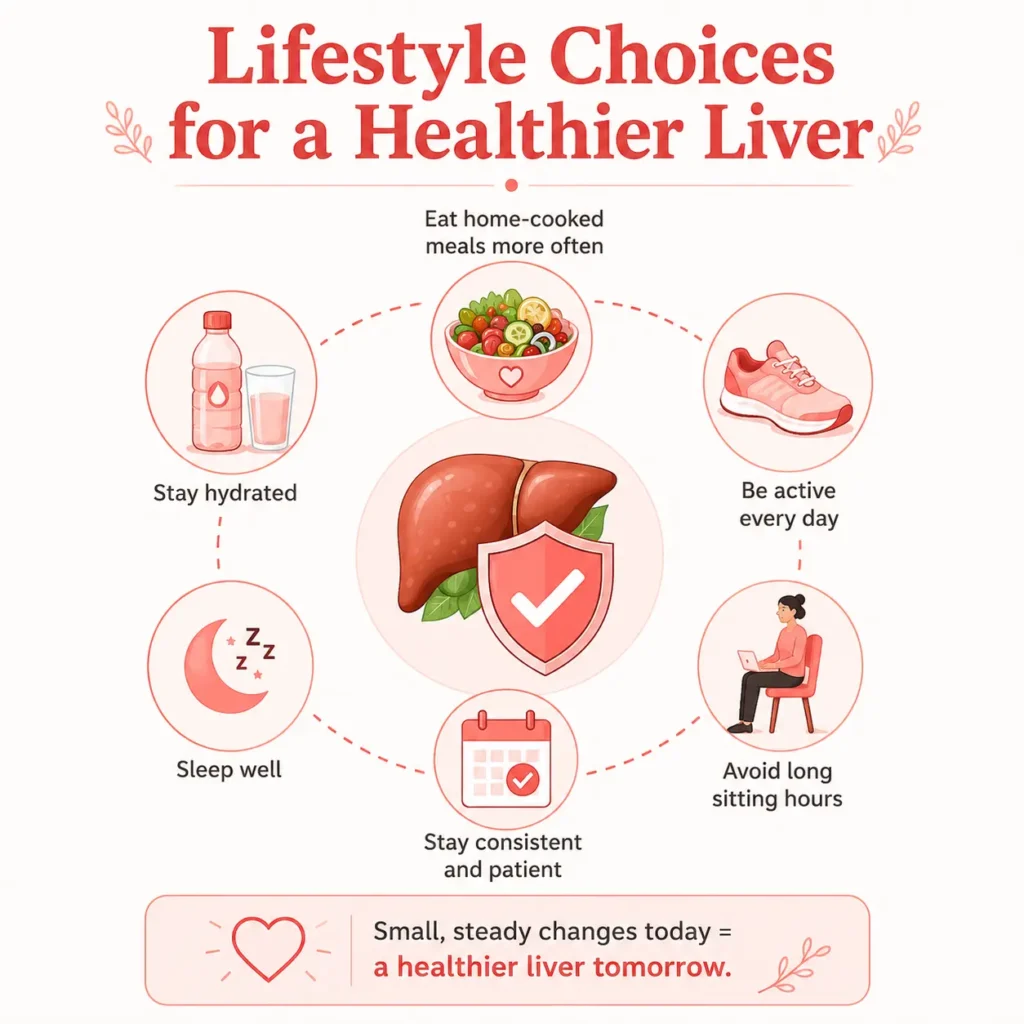 Lifestyle choices for a healthier liver