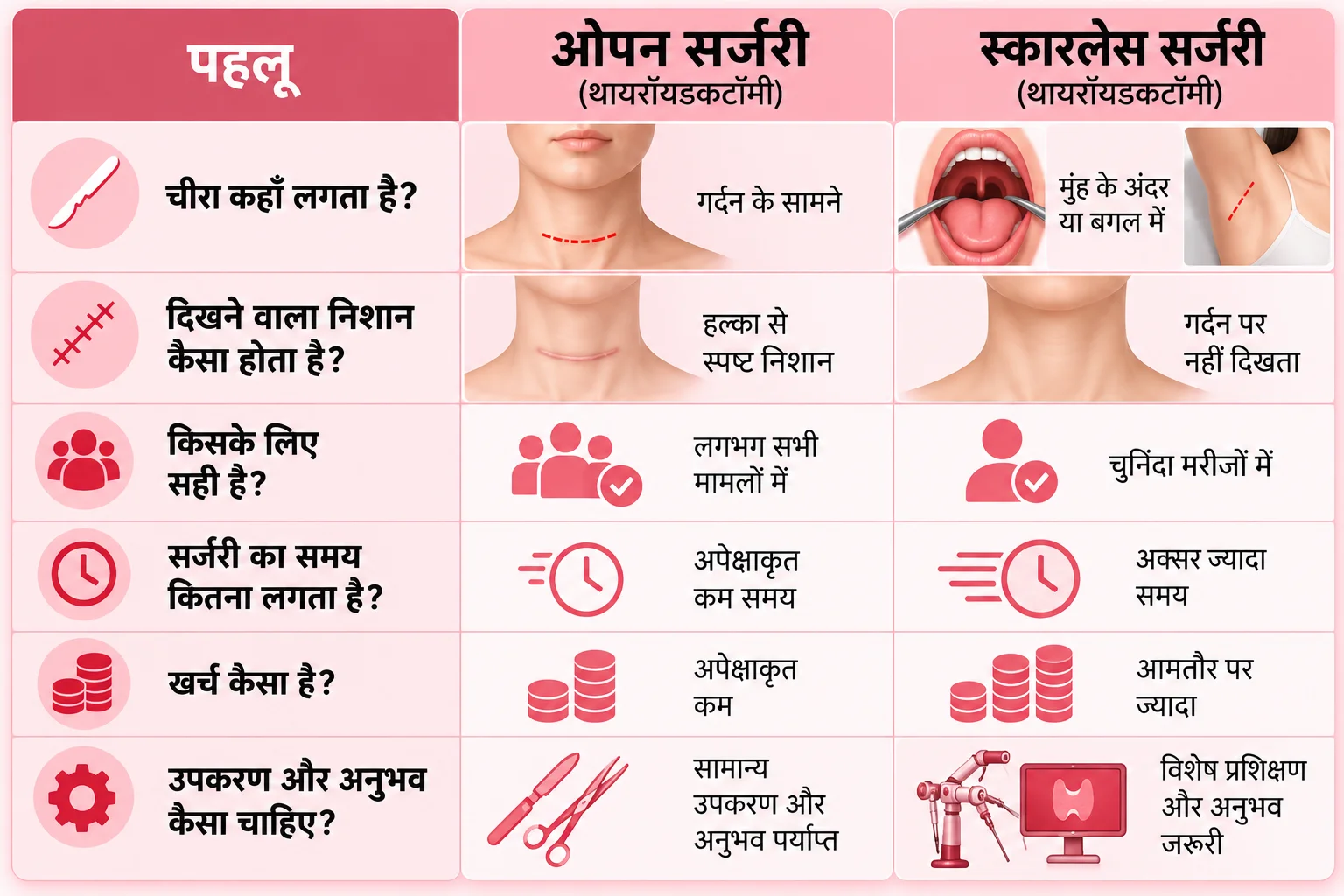 ट्रेडिशनल थायरॉयडक्टॉमी बनाम स्कारलेस थायरॉयडक्टॉमी (2)