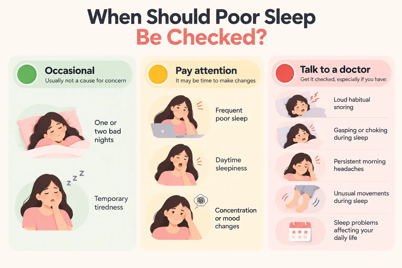poor sleep needs attention